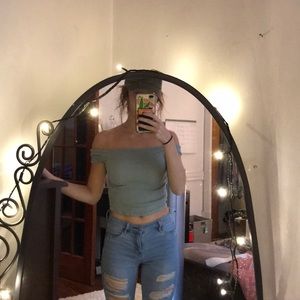 Off the shoulder top